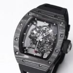 Replica Swiss RM055 Carbon Fiber Replica Watch – Skeleton Design - Image 3