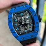 Replica Richard Mille RM 022 Blue Carbon Skeleton Dial Automatic Movement Watch - Image 4