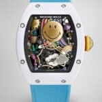 Replica Richard Mille RM 88 Smiley Automatic Winding Tourbillon with Blue Strap