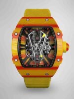 Best Swiss Replica Richard Mille RM 27-03 Red Yellow Carbon Fiber Watch