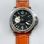 Panerai Luminor GMT Swiss Watch in Steel  PAM00161(1:1Super Clone)