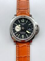 Panerai Luminor GMT Swiss Watch in Steel  PAM00161(1:1Super Clone)