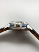 Breitling Premier B01 Chronograph Men’s Watch, Silver Panda Dial, Leather Strap(1:1 Super Clone) - Image 6