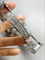 Breitling Navitimer with blue dial and steel bracelet (1:1Super Cloen) - Image 8