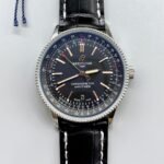 Breitling Navitimer 1 Automatic in Black Dial – Leather Strap (1;1Super Clone)