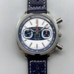 Breitling Top Time Chronograph Blue Leather Strap Watch（1;1Super Clone）
