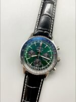 Breitling Navitimer B01 Chronograph 43 Green Dial – 904L Steel Casing （1;1Super Clone） - Image 2