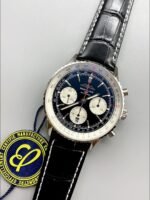 Breitling Navitimer B01 Chronograph 43 Black Dial – 904L Steel Casing (1;1Super Clone) - Image 3