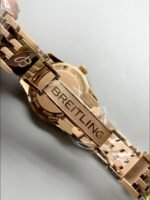 Breitling Navitimer, white dial, rose gold bracelet, model R17329F41G1R1 (1:1 Super Clone) - Image 6