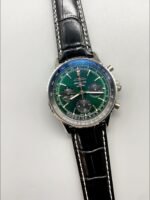 Breitling Navitimer B01 Chronograph 43 Green Dial – 904L Steel Casing （1;1Super Clone） - Image 3