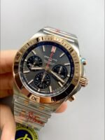 Breitling Chronomat B01 42 Edition 2 Tone Rose Gold with Grey Dial (1:1Super Cloen) - Image 3