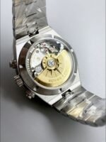 Vacheron Constantin Overseas Chronograph White Dial – Stainless Steel Strap(1:1Super Clone) - Image 5