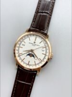 Vacheron Constantin Traditionelle Complete Calendar Rose Gold Plating White Dial (1:1Super Clone) - Image 2