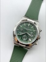 Vacheron Constantin Overseas Chronograph 904L Steel Green Dial – Rubber Strap(1:1Super Clone) - Image 3