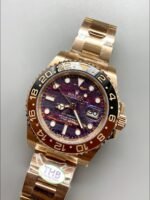 Rolex GMT Masters II 126715CHNR Rose Gold Tiger Iron Dial(1:1Super Clone ) - Image 2