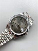 Rolex Datejust M126300 41MM ETA3235 Grey Arabic Dial – 904L Steel Casing(1:1Super Clone） - Image 3