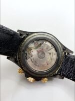 Rolex Daytona DiW Carbon Edition Rainbow Bezel – Forged Carbon Casing Beige Strap(1:1Super Clone ) - Image 8