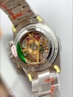 Rolex Daytona Artisans De Geneve Stainless Steel Watch Black Carbon Bezel Watch(1:1Super Clone ) - Image 7