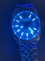 Rolex Datejust Cal.3235 Movement  904L Steel 46MM – Green Palm-Motif Dial (1:1Super Clone) - Image 9