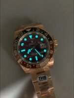 Rolex GMT Masters II 126715CHNR Rose Gold Tiger Iron Dial(1:1Super Clone ) - Image 10