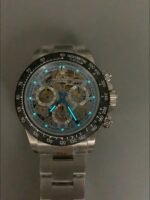 Rolex Daytona Artisans De Geneve Stainless Steel Watch Black Carbon Bezel Watch(1:1Super Clone ) - Image 10