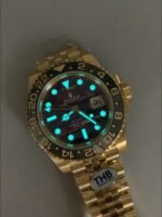 Rolex GMT-Master II Tiger Eye Dial Gold and Steel Bracelet (1:1 Super Clone) - Image 11