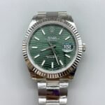 Rolex Datejust Cal.3235 Movement 904L Steel 41MM – Green Fluted Motif Dial (1:1Super Clone)