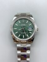 Rolex Datejust Cal.3235 Movement 904L Steel 41MM – Green Fluted Motif Dial (1:1Super Clone)