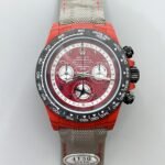Rolex Daytona Edition Watch in Red Dial Red Carbon Casing (1:1 Super Clone)