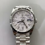 Rolex Day Date Presidential 904L Steel 40MM – Grey Dial (1:1Super Clone）