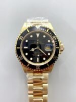 Rolex Submariner 16618 Gold Watch with Swiss 3135 Movement(1:1Super Clone）