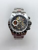 Rolex Daytona Artisans De Geneve Stainless Steel Watch Black Ceramic Bezel Watch(1:1Super Clone )