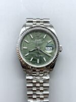 Rolex Datejust Cal.3235 Movement  904L Steel 46MM – Green Palm-Motif Dial (1:1Super Clone)