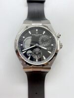 Vacheron Constantin Power Reserve Grey Dial Stainless Steel Casing-RubberStrap (1:1Super Clone)
