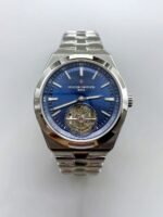 Vacheron Constantin Overseas Tourbillon Stainless Steel in Blue Dial(1:1Super Clone)