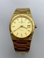 Vacheron Constantin Historiques 222,37MM Yellow Gold Watch in Gold Dial(1:1Super Clone)