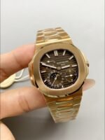 Patek Philippe Nautilus 5712/R Brown Dial Gold Strap(1:1Super Clone) - Image 2