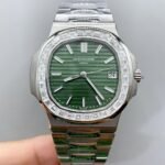 Patek Philippe Nautilus 5711 904L Steel 2023 Updated Mirror – Green Dial(1:1Super Clone)