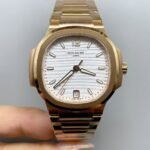 Patek Philippe Nautilus 7118R 35MM 1:1 Rose Gold White Dial (1:1Super Clone)