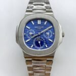 Patek Philippe Nautilus 5740 Perpetual Calendar Stainless Steel Blue Dial(1:1Super Clone)