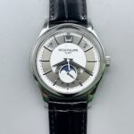 Patek Philippe 5205-001 Complications MoonPhase Light Grey Dial(1:1Super Clone)