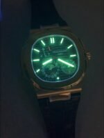 Patek Philippe Nautilus 5712/R Grey Dial Leather Strap(1:1Super Clone) - Image 10