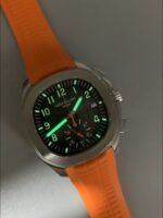 Patek Philippe Aquanaut 5968 Chronograph Steel Casing Orange Strap Watch(1:1 Super Clone) - Image 12