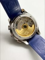 Patek Philippe Aquanaut 5968 Chronograph Steel Casing Blue Dial Watch(1:1 Super Clone) - Image 5