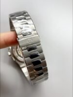 Patek Philippe Nautilus 5711 Black Dial 904L Steel with Rubies Bezel(1:1Super Clone) - Image 7