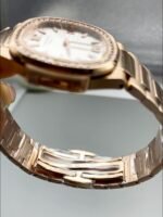 Patek Philippe Nautilus 7010/1GR-011 32MM- Genuine Diamonds on Bezel(1:1 Super Clone) - Image 4