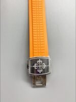 Patek Philippe Aquanaut 5968 Chronograph Steel Casing Orange Strap Watch(1:1 Super Clone) - Image 10