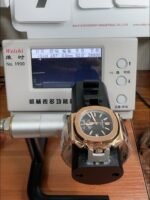 Patek Philippe Nautilus 5980/R Rose Gold 904L Steel Case in Black Dial (1:1Super Clone) - Image 10