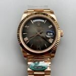 Rolex Day-Date 40 President 18k Rose Gold Slate Ombre Watch(1;1 Super Clone)