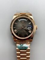 Rolex Day-Date 40 President 18k Rose Gold Slate Ombre Watch(1;1 Super Clone)